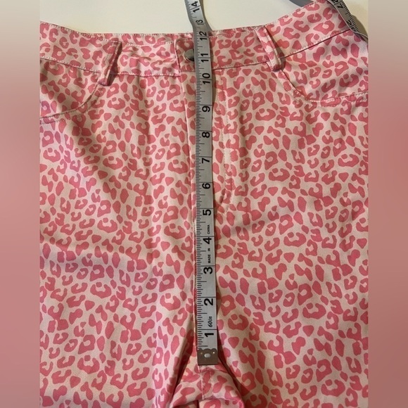 Princess Polly Ryllie Pink Cheetah Pants Size 4 - Picture 7 of 14